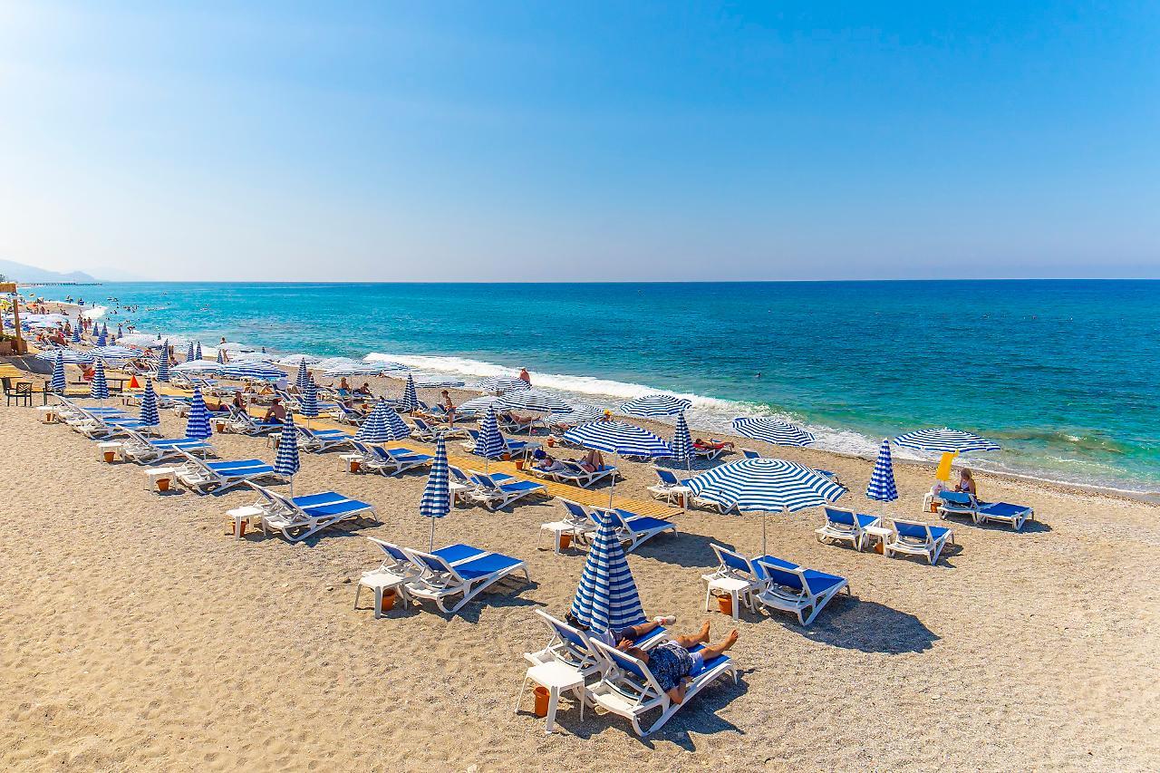 Relax Beach Hotel Alanya Exteriör bild